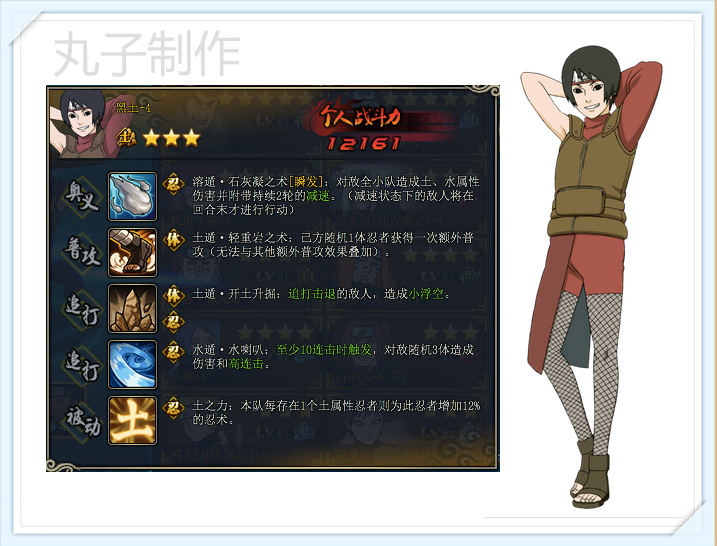 【忍者物语】身经百战女忍者-黑土
