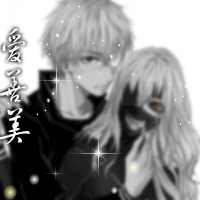 精品黑色一对情侣头像