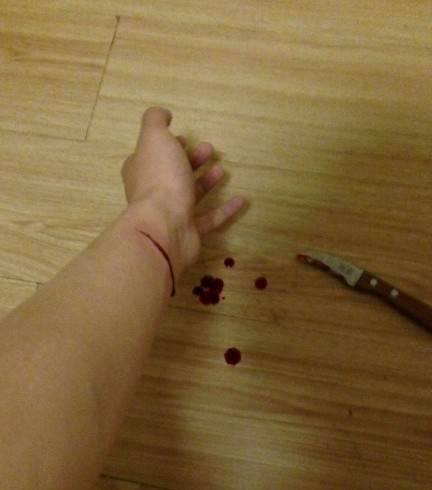 手贱了,1516qb出去了,直播割腕自杀~ - 火线杂谈区