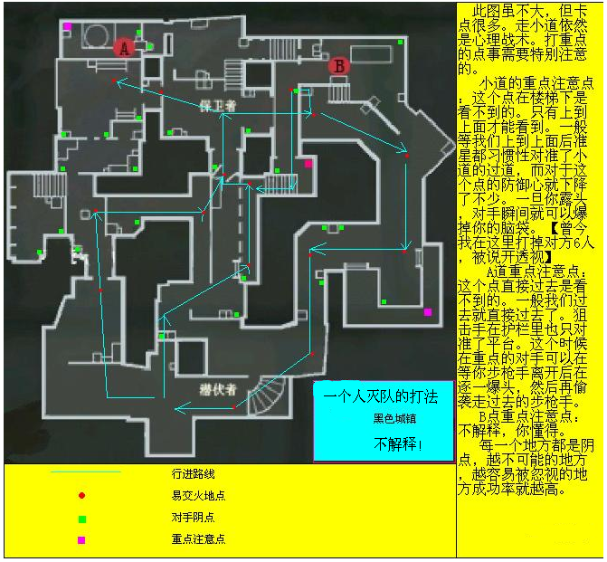 黑色城镇,一人灭队【打法教程】