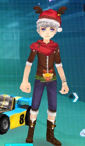 圣诞老人大扮演〕 maleangel服饰 - 高手竞技区 - qq飞车 - poweded